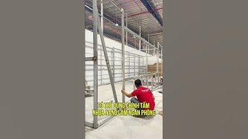 Thi công khung xương sắt hộp thi công tấm nhựa ốp tường nano | Khung xương tường nhựa nano | Haroma