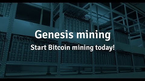 Quick Beginners guide to Genesis Mining