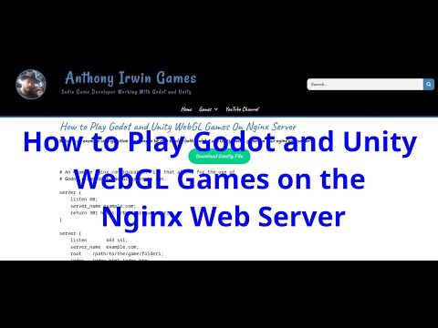 How to Play Godot and Unity WebGL Games On Nginx Server