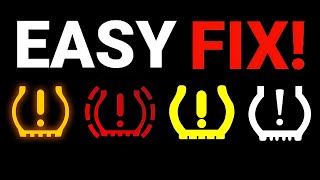 How to Fix & Reset Tire Pressure Monitoring System (TPMS) Warning Light Stays On or Flashing