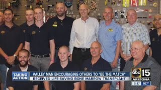 Valley man encouraging others to “Be the Match”
