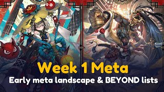 Shadowverse - BEYOND Lists | Blossoming Fate Week 1 Meta