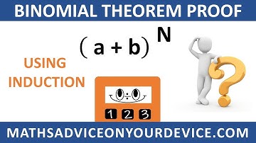 Binomial proof by induction (Ep.5 of 5) 📱 www.mathsadviceonyourdevice.com #MathsAdviceOnYourDevice