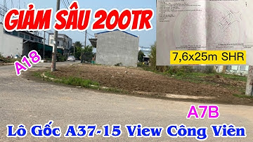 BÁN LỖ 200TR | Lô Góc 2 Mặt Tiền A37-15 | View Công Viên KDC Tân Đức | BĐS Đức Hòa  - Ngô Phụng Land