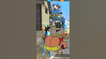 SHIN CHAN x FREE FIRE IMPOSSIBLE 🗿🍷#shorts #freefire #gameplay #shinchan