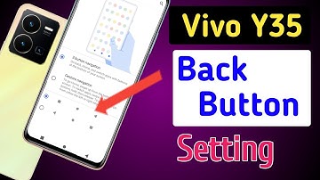Vivo y35 back button setting/Vivo y35 back button change/Vivo y35 navigation gesture setting