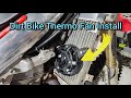 Motorcycle Electric Thermo Fan Install | Honda CRF450X