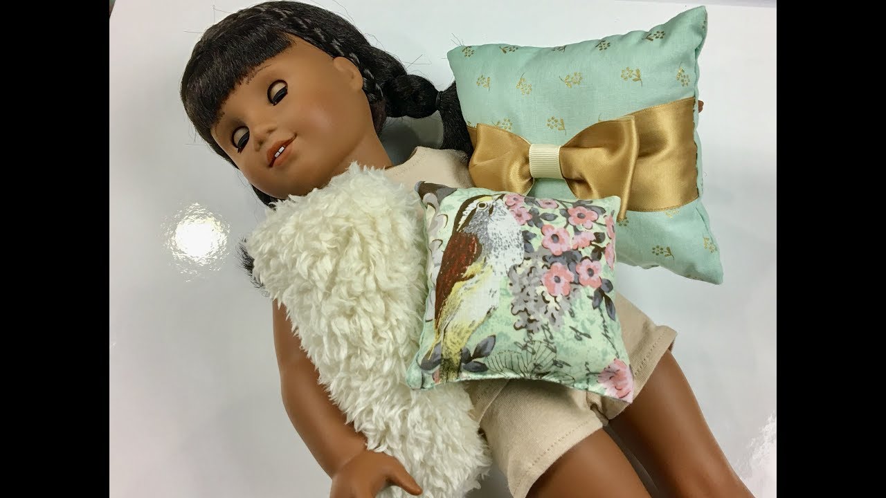 How to make doll pillows Easy sewing for beginners YouTube