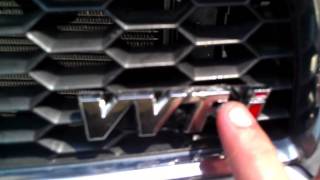 Vvti grill badge install scion tC