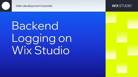 Intro to Backend Logging on Wix Studio