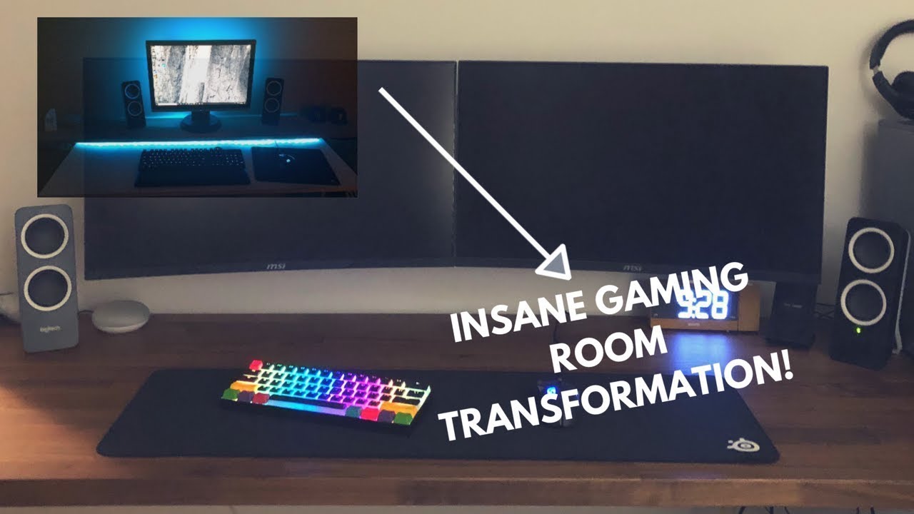 I Built My Dream Gaming Room - YouTube