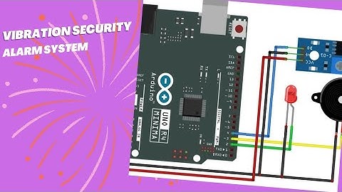 Vibration triggered security alarm system #youtubeshorts #alarm