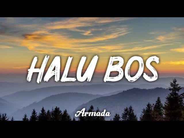 Halu Bos - Armada [ Lirik Musik ] class=