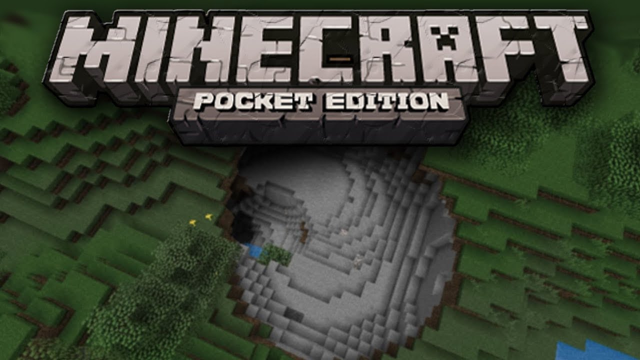 Minecraft: Pocket Edition. Кратер майнкрафт. Cheating for Boots Diamonds Minecraft.