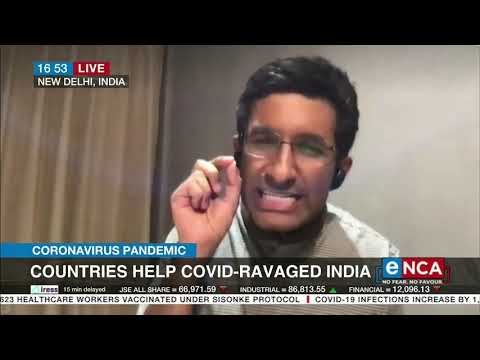 Africa's largest broadcast news network eNCA covers India's pandemic & Dr Ritesh Maliks views