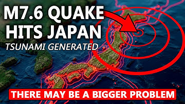 POWERFUL M7.6 EARTHQUAKE STRIKES JAPAN 🌊 TSUNAMI ALERT ISSUED