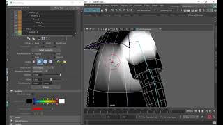 [Maya] Paint skin weight