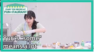 Yuri's 'some' means a lot (Stars' Top Recipe at Fun-Staurant) | KBS WORLD TV 201110