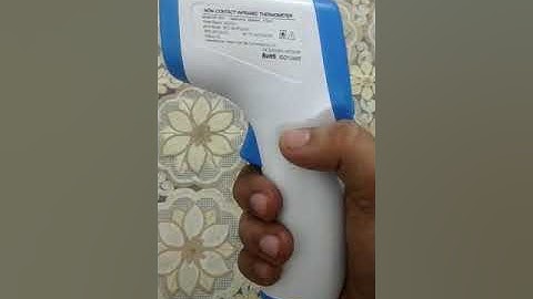 CP Plus IR Thermometer Model no. GP-200 (B) How to set thermometer on Body temp mode* for human body