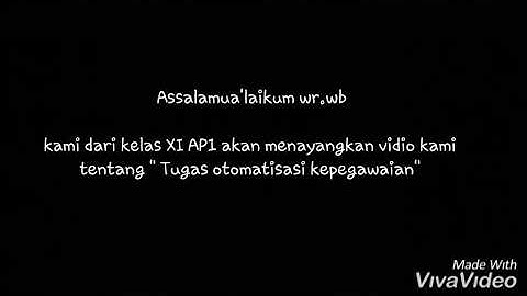 Tugas otomatisasi kepegawaian XI AP1 Smk Islamiyah Ciputat