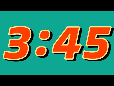 3 Minute and 45 Second Timer