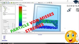 Particle Von Misses Stresses Tutorial  Using EDEM #Von-Misses #EDEM #DEM #EDEM2020