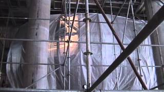 Leslie Dan: Installation of the Spray Applied Acoustic Material in the Pod