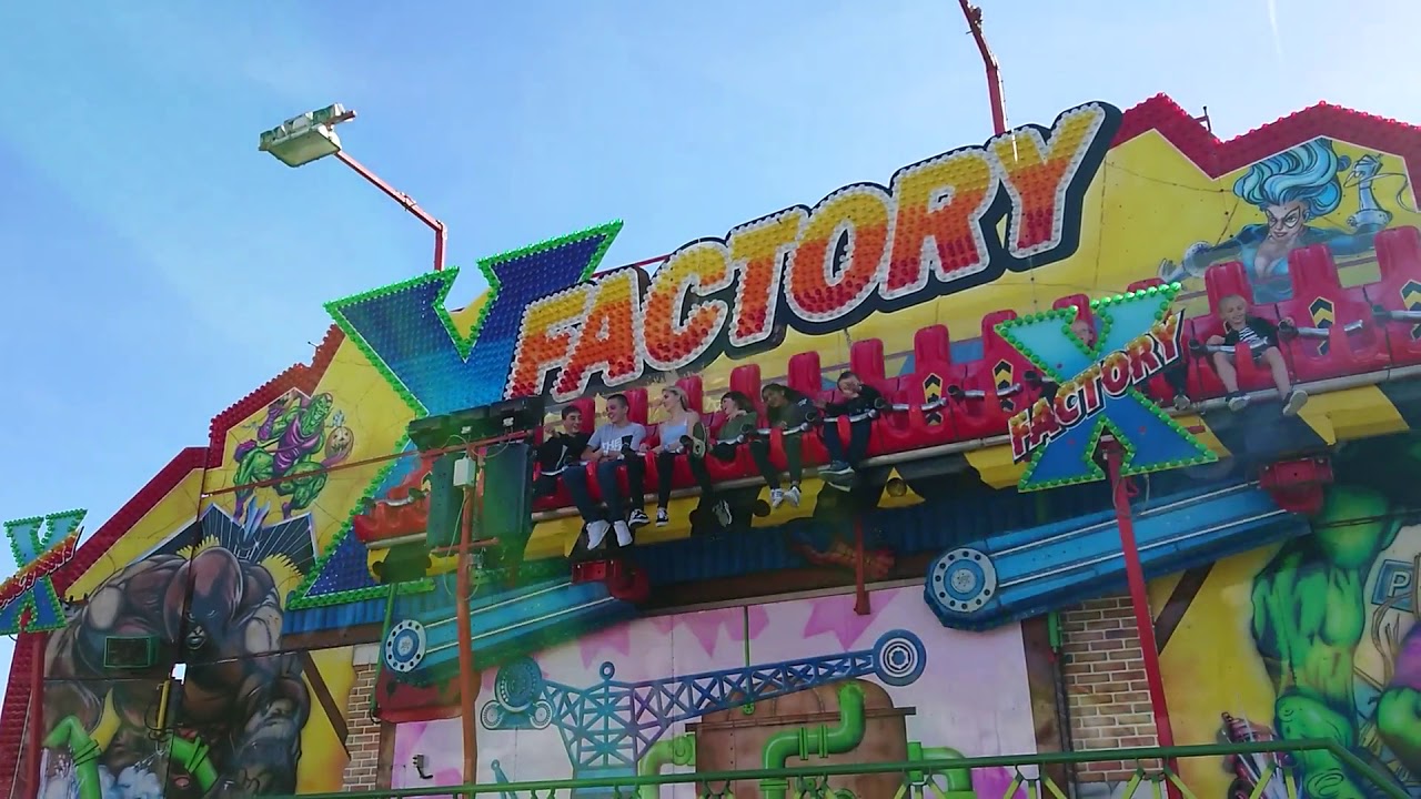 X Factory Ride At Brean Theme Park, September 2018 YouTube