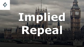 Implied Repeal | Public Law