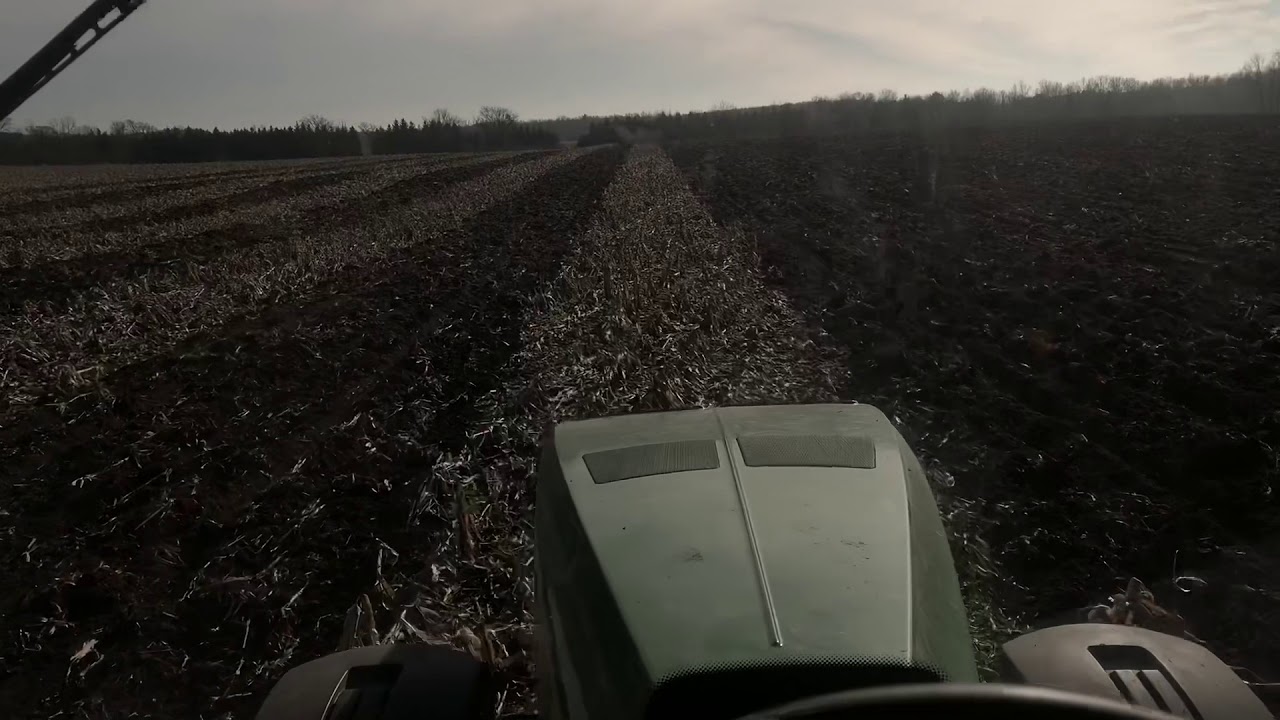 Chisel Plowing Fields in December Part 2 YouTube