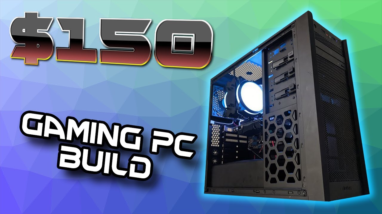 Simple Gaming Pc Build 2021 Budget with Wall Mounted Monitor