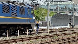 吹田タ(吹貨西)構内　入換　EF66 119号機[吹]+EF210-307号機[吹]