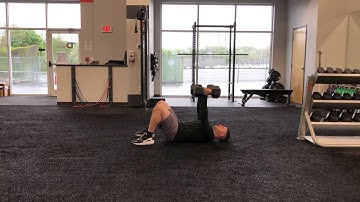 Matthew Ibrahim | DB Floor Press w/ 5s Ecc