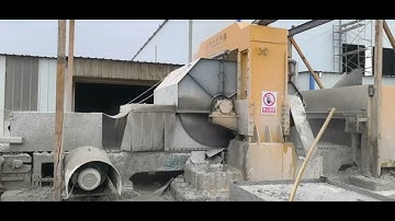 Polystyrene concrete block machine cutting production line -Insulation block machine