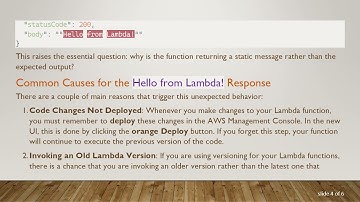 Resolving the Hello from Lambda! Issue in AWS Lambda with Python 3.8