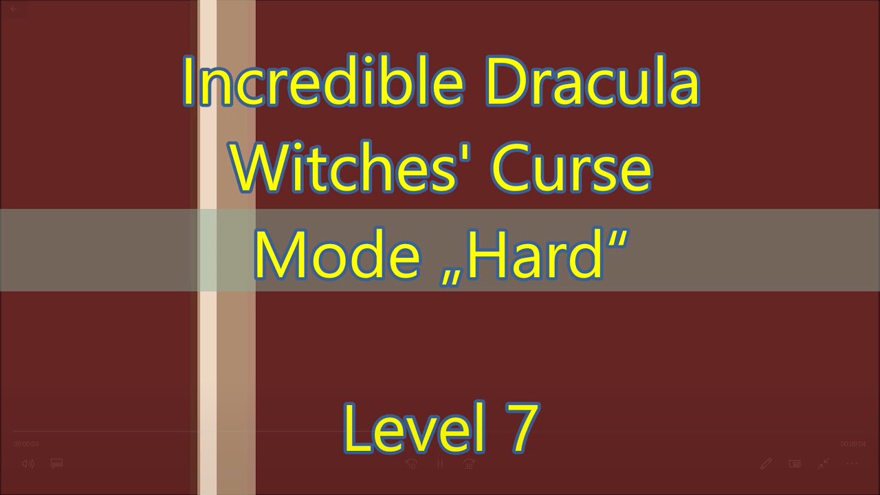 Incredible Dracula: Witches' Curse Level 7
