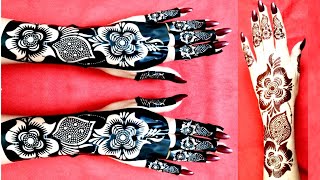 اسهل طريقة نقش حناءوأفكار مذهلة? لتنسيق الحناء على الأيدي  Henna stickers on the legs |