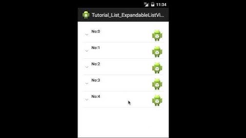 9 6 android ExpandableList D