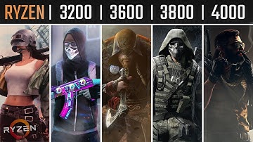 RAM 3200 vs 3600 vs 3800 vs 4000 MHz | Ryzen 5 5600X | 1080P, 1440P and 4K Benchmarks