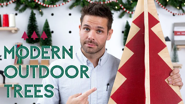 This Wood Christmas Tree Is a Modern Dream | DIY Christmas Decorations