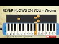 not pianika river flows in you - yiruma - tutorial belajar not pianika