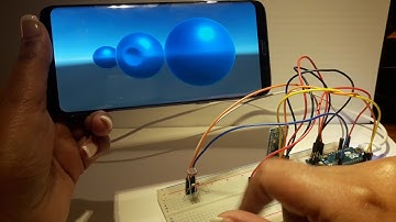 Sphere deformation in Unity3D local Android Application using HC-05 and Light sensor
