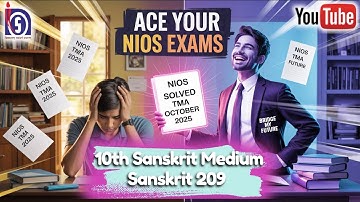 10th NIOS 209 Sanskrit Solved TMA October 2025 #niosassignment #viral #trending #niostma #TMA #new