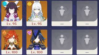 C6 Zibai &amp; C6 Clorinde Duo Spiral Abyss Luna VI/6.5