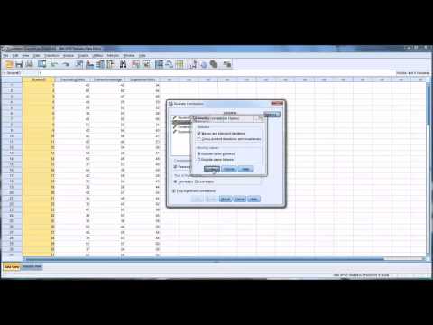 Correlation In SPSS