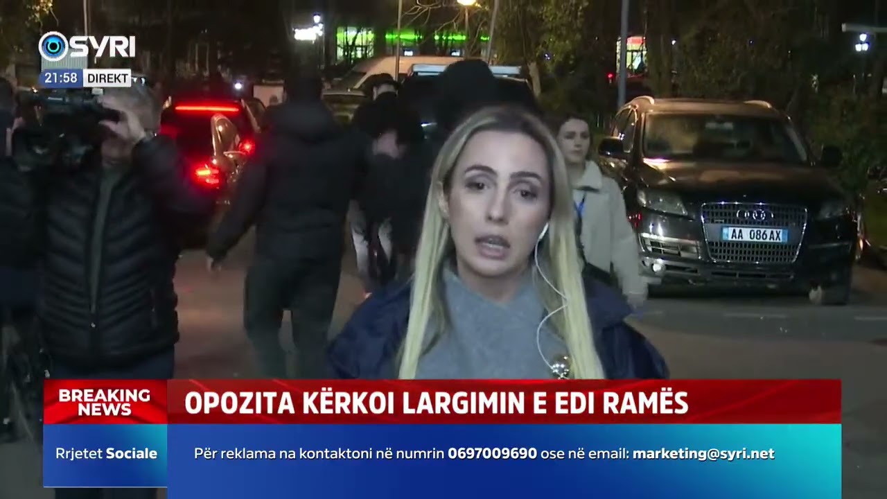 Mbyllet protesta e opozitës, gazetarja raporton detajet