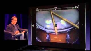 Apple Demos iPad Garage Band with drum licks from YYZ by Rush screenshot 4