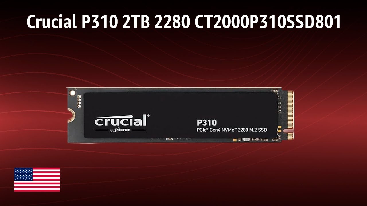 NVMe M.2 SSD Crucial P310 2TB 2280 CT2000P310SSD801 | TEST 