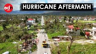 видео: Ужасающие кадры с дрона запечатлели последствия урагана Мелисса на Ямайке картинка: Ужасающие кадры с дрона запечатлели последствия урагана Мелисса на Ямайке