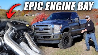 NEW 1114 6.7 Powerstroke Intercooler Piping  FULL INSTALL Part 2